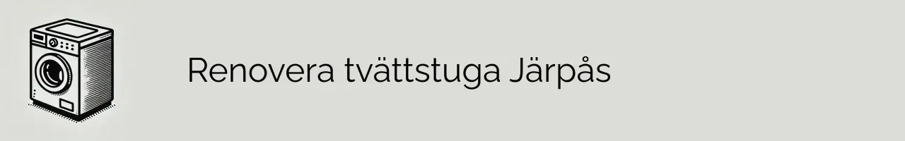 Renovera tvättstuga Järpås